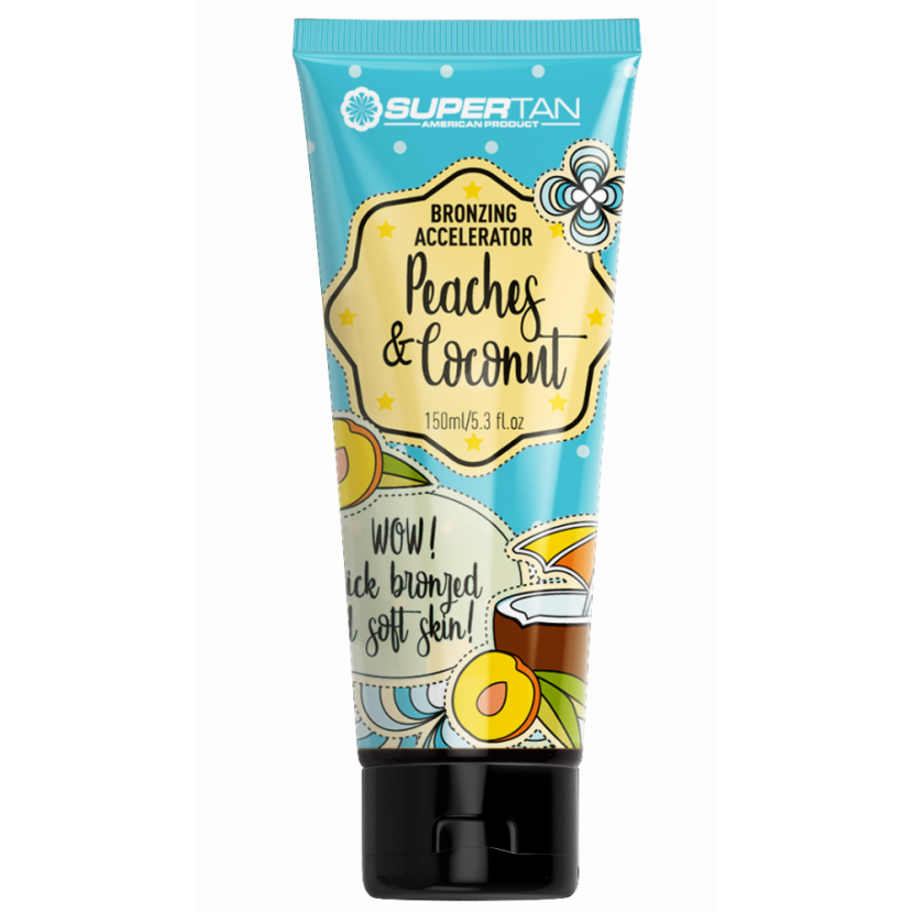 SuperTan Peaches & Coconut Bronzer 150ml tuba.png
