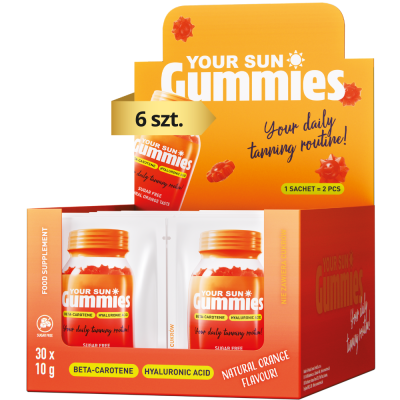 Your Sun Gummies - żelki z beta-karotenem 180x2szt.