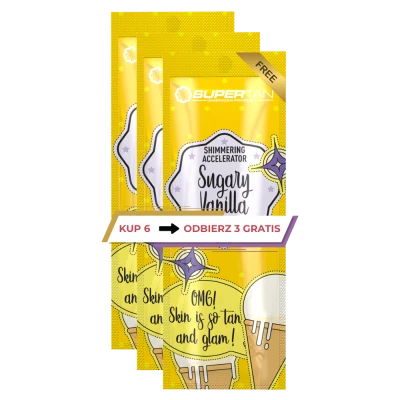 OUTLET SuperTan Sugary Vanilla 15ml 6 + 3 GRATIS