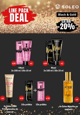 Line Pack Soleo Black&Gold PL  x 1 szt