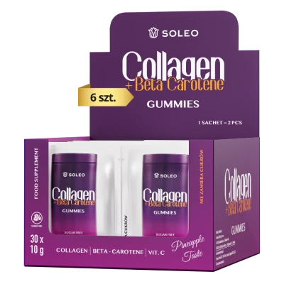 Soleo Collagen Gummies - żelki z beta-karotenem 180x2szt.