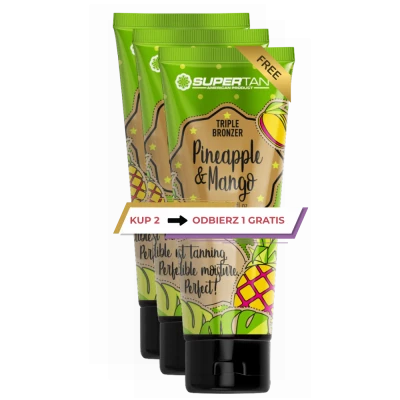 OUTLET SuperTan Pineapple&Mango 150ml 2 + 1 GRATIS