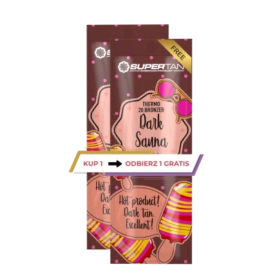 OUTLET SuperTan Dark Sauna 15ml 1 + 1 GRATIS
