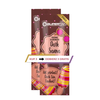 OUTLET SuperTan Dark Sauna 15ml 3 + 3 GRATIS