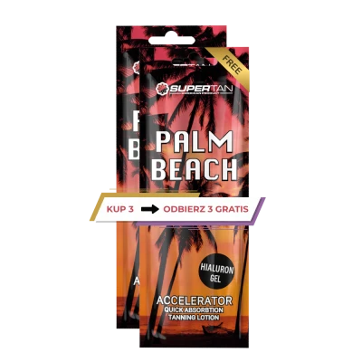  OUTLET SuperTan Palm Beach 15ml 3 + 3 GRATIS