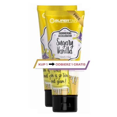 OUTLET SuperTan Sugary Vanilla 150ml 1 + 1 GRATIS