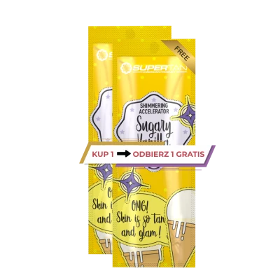 OUTLET SuperTan Sugary Vanilla 15ml 1 + 1 GRATIS