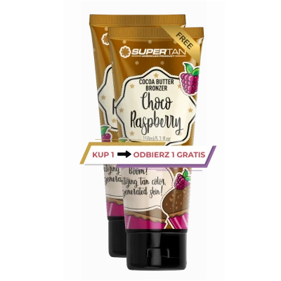 OUTLET SuperTan Choco Raspberry 150ml 1 + 1 GRATIS